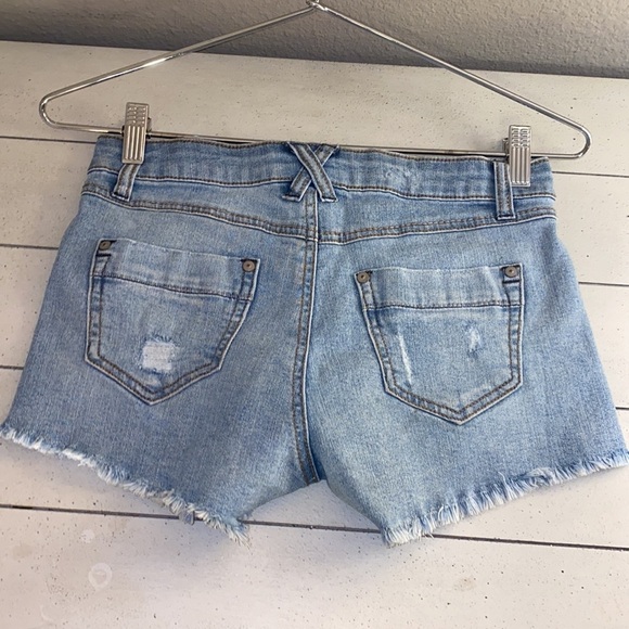 Harper denim cutoff shorts distressed size 26​​ - Picture 7 of 7